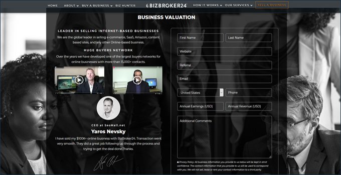 BizBroker24 Valuation